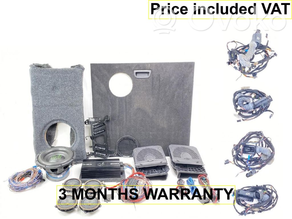 BMW 3 F30 F35 F31 Zestaw audio 
