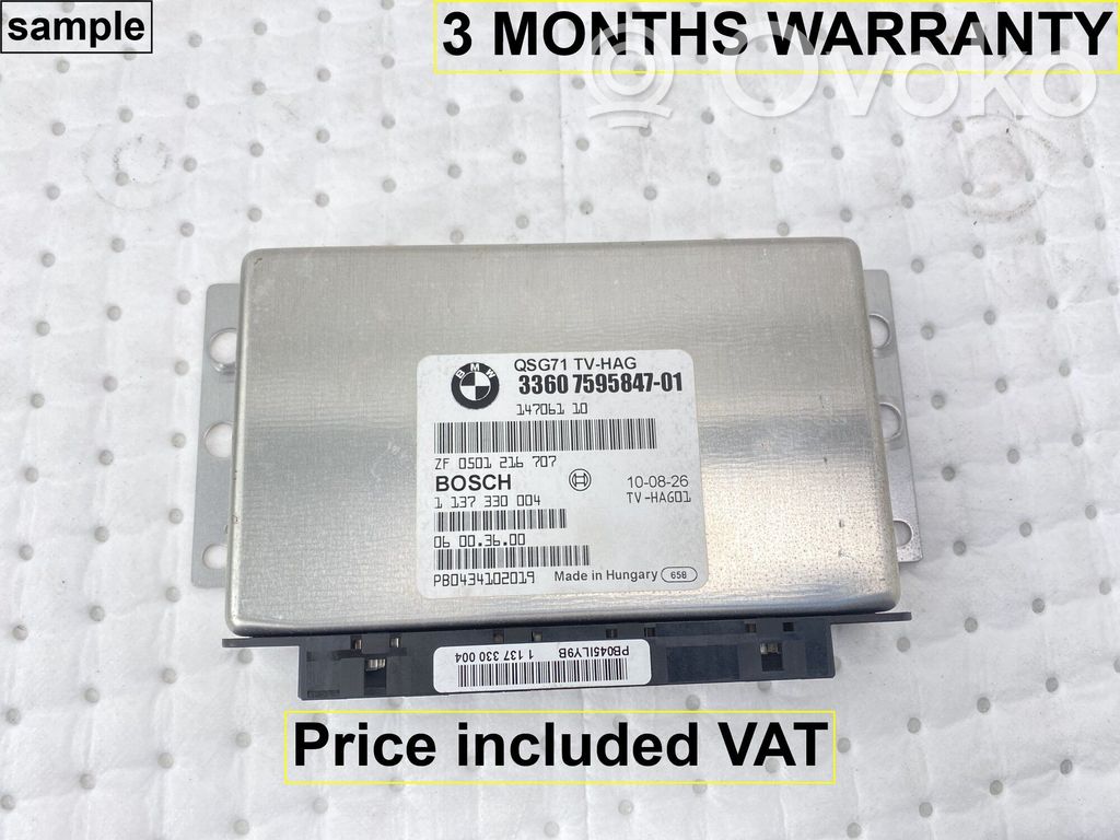 BMW X6 E71 Module de contrôle de boîte de vitesses ECU 