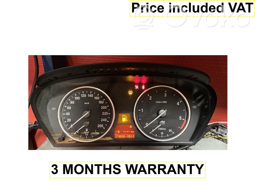 BMW 5 E60 E61 Nopeusmittari (mittaristo) 