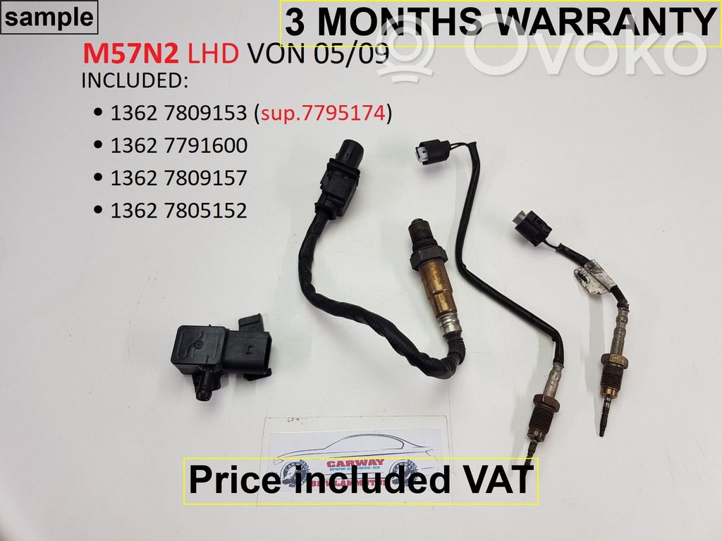 Lambda probe sensor   18307809845,7809845,7801118,7809845