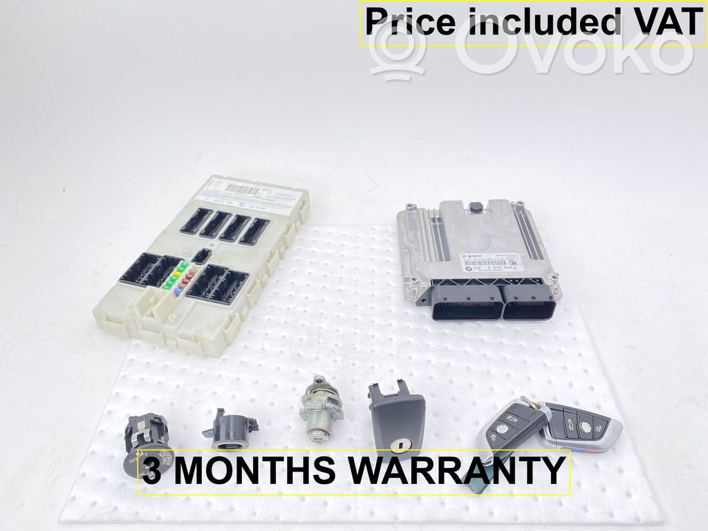 BMW X3 F25 Komputer / Sterownik ECU i komplet kluczy 