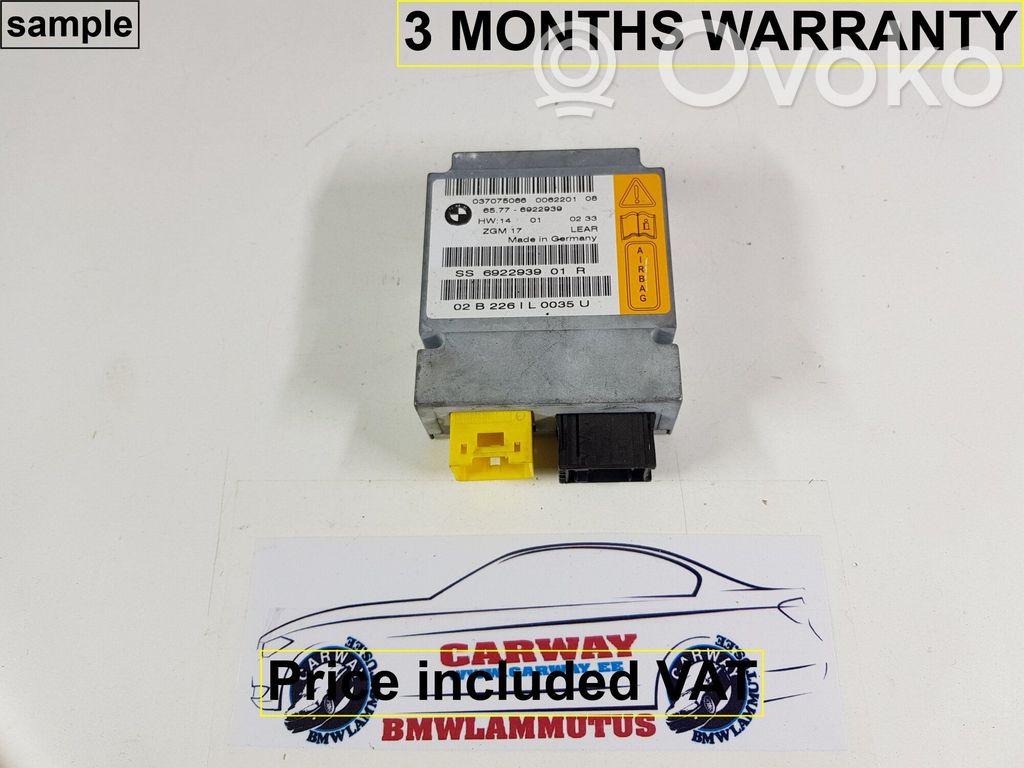BMW 7 E65 E66 Central body control module 