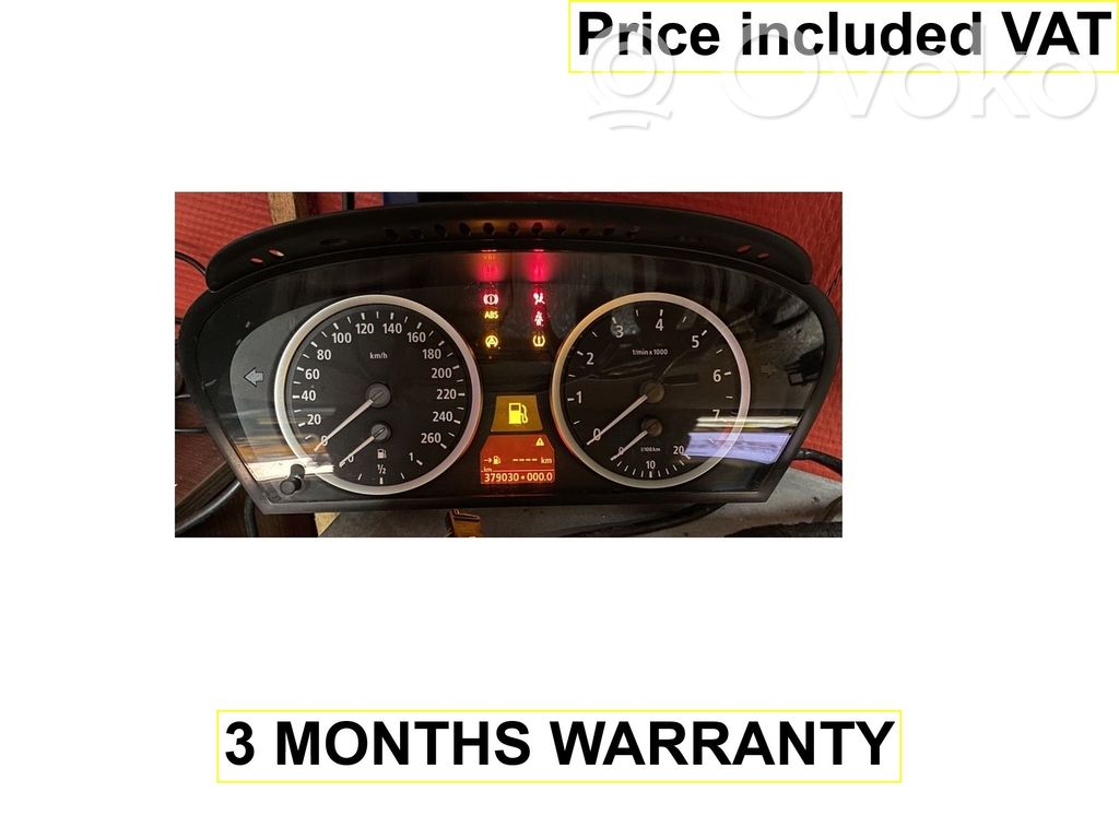 BMW 5 E60 E61 Speedometer (instrument cluster) 