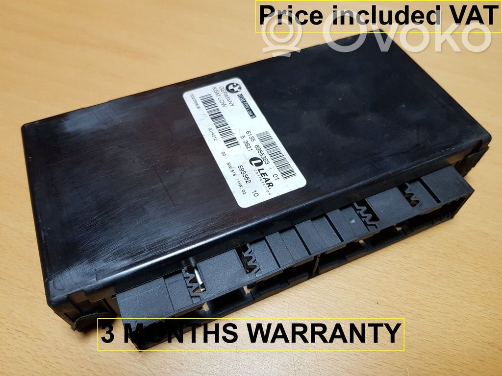Central body control module   61356985363,6985363,6985363,6978324,6985363,9116492,9118730,9133144,9145022,9157158,9167205,9176076