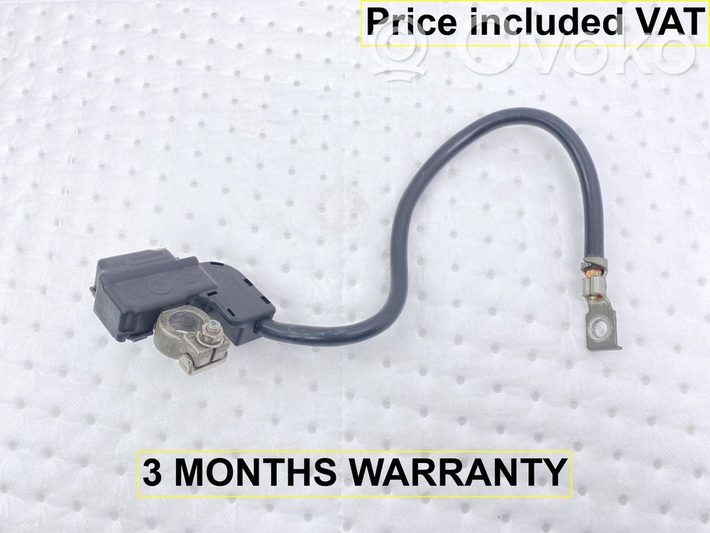 Negative earth cable (battery)   12427603567,7603567,61129132250,7564491,7573029,7579005,7587465,7599964,7603567,9132250