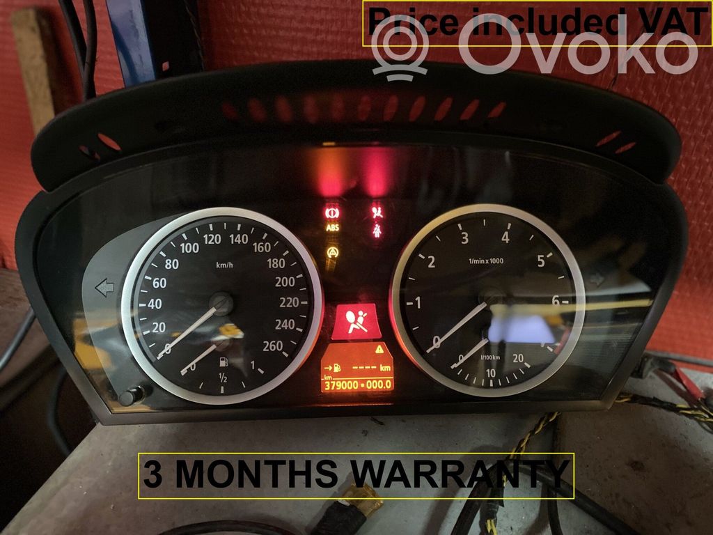 BMW 5 E60 E61 Speedometer (instrument cluster) 