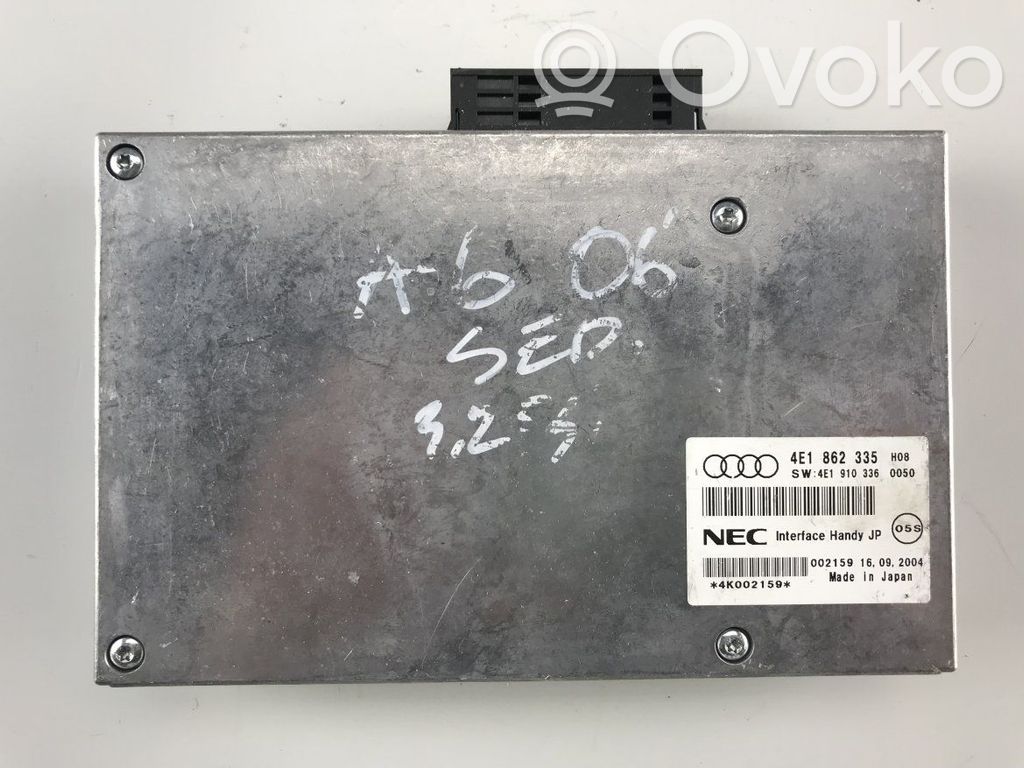 Audi A6 S6 C6 4F Phone control unit/module 