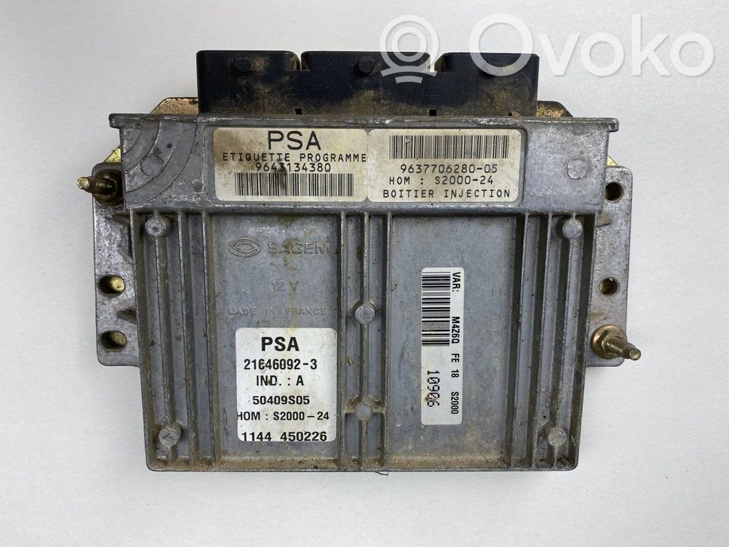 Peugeot Partner Engine control unit/module 