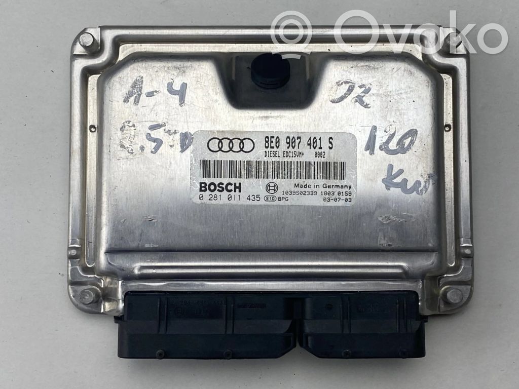 Audi A4 S4 B6 8E 8H Engine control unit/module 