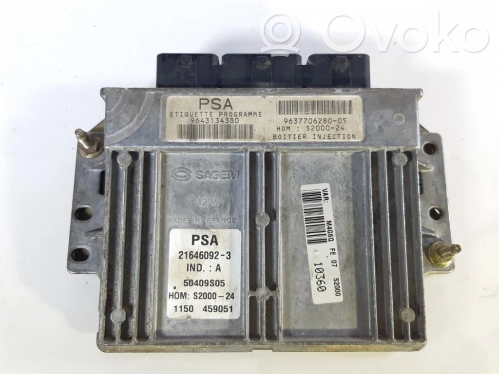 Peugeot Partner Engine control unit/module 
