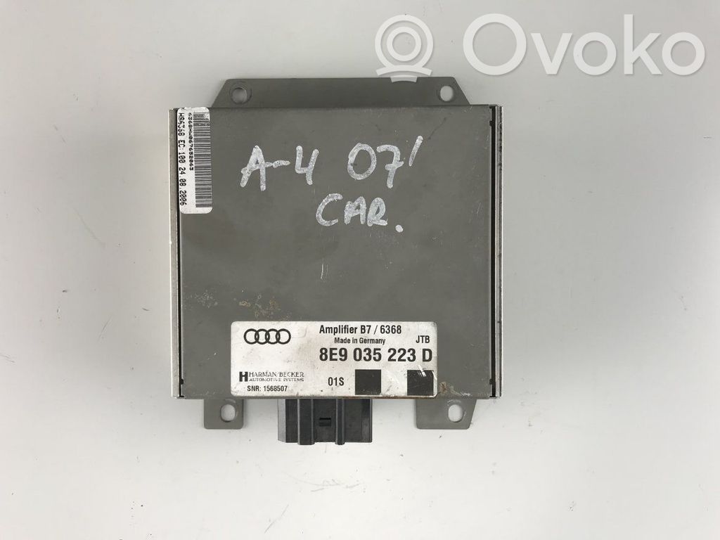 Audi A4 S4 B7 8E 8H Skaņas pastiprinātājs 