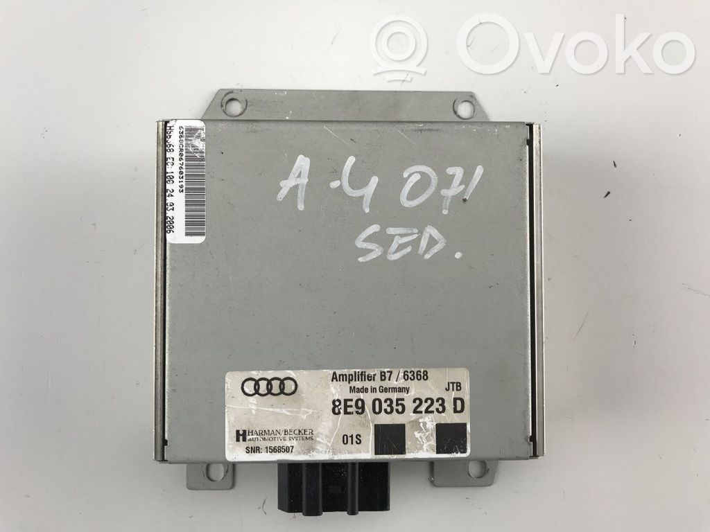 Audi A4 S4 B7 8E 8H Garso stiprintuvas 