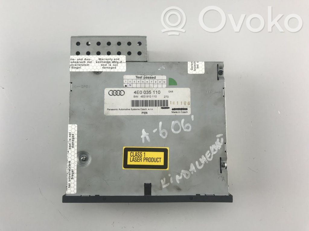 Audi A6 S6 C6 4F CD/DVD mainītājs 