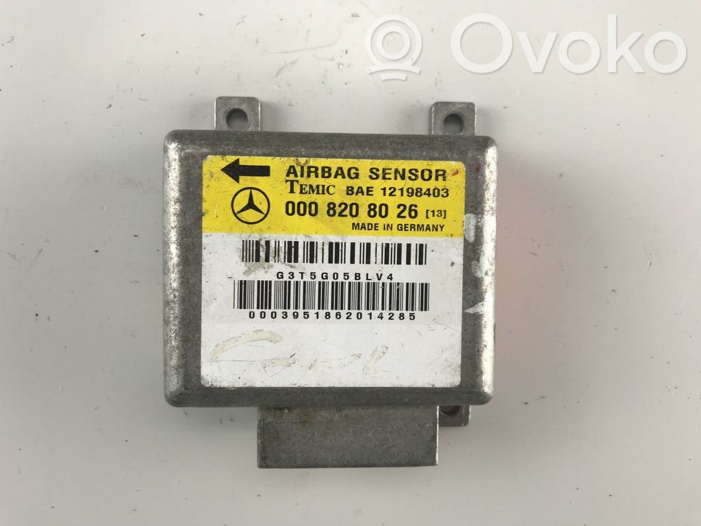 Mercedes-Benz C W202 Airbag control unit/module 