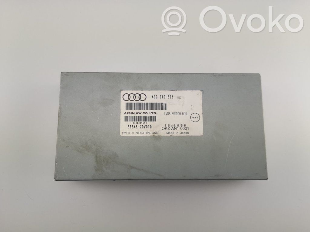 Audi A6 S6 C6 4F GPS navigation control unit/module 