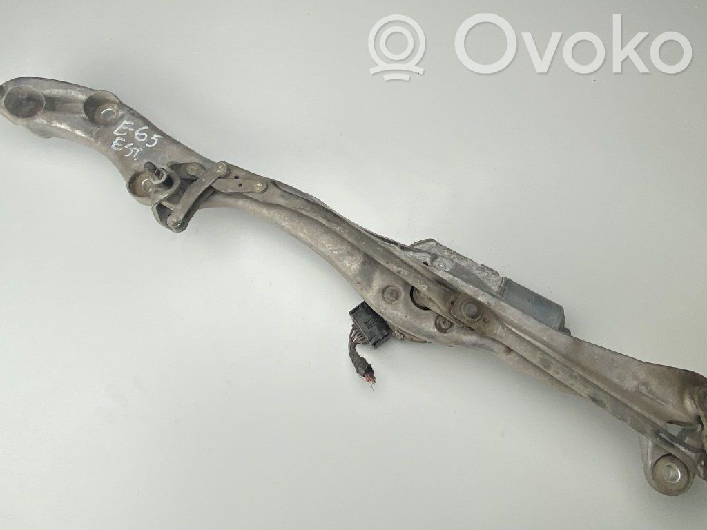 BMW 7 E65 E66 Varillaje del limpiaparabrisas delantero 