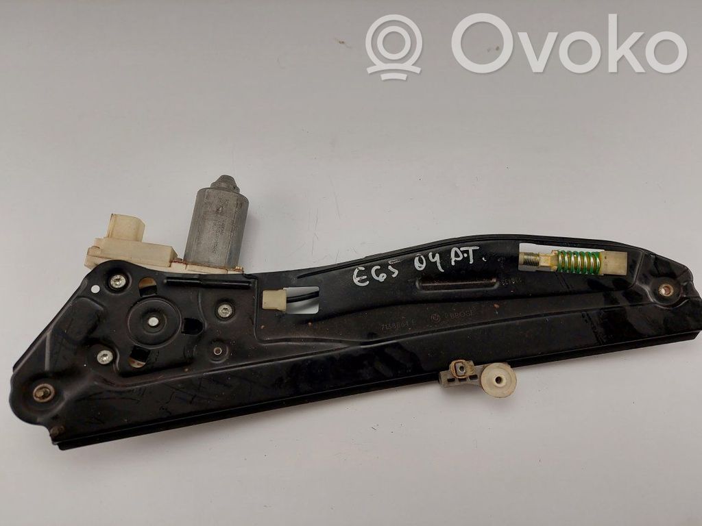 BMW 7 E65 E66 Mechanizm podnoszenia szyby tylnej bez silnika 