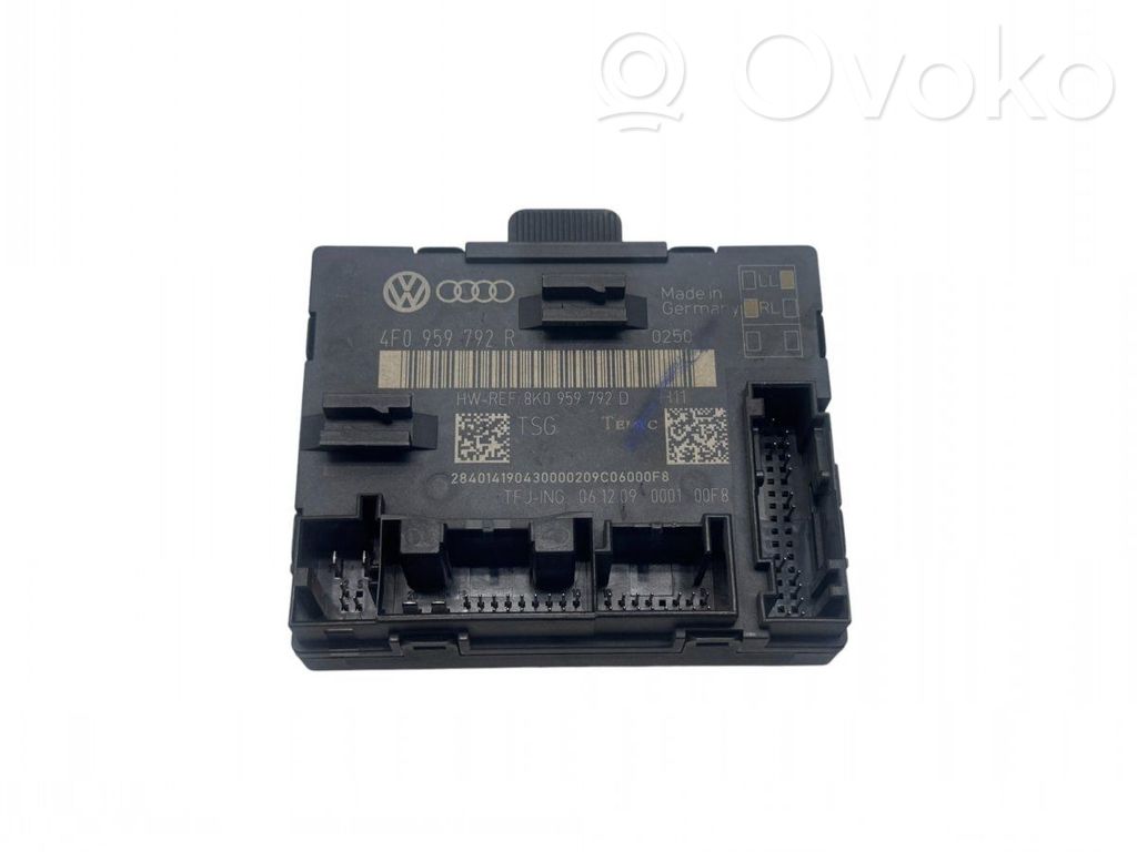 Unité de commande module de porte   4F0959792R,4F0959792R