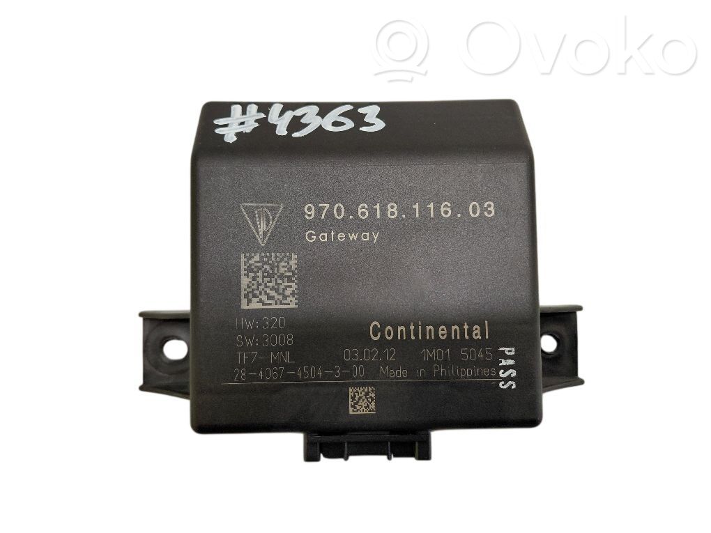 Porsche Panamera (970) Módulo de control Gateway 