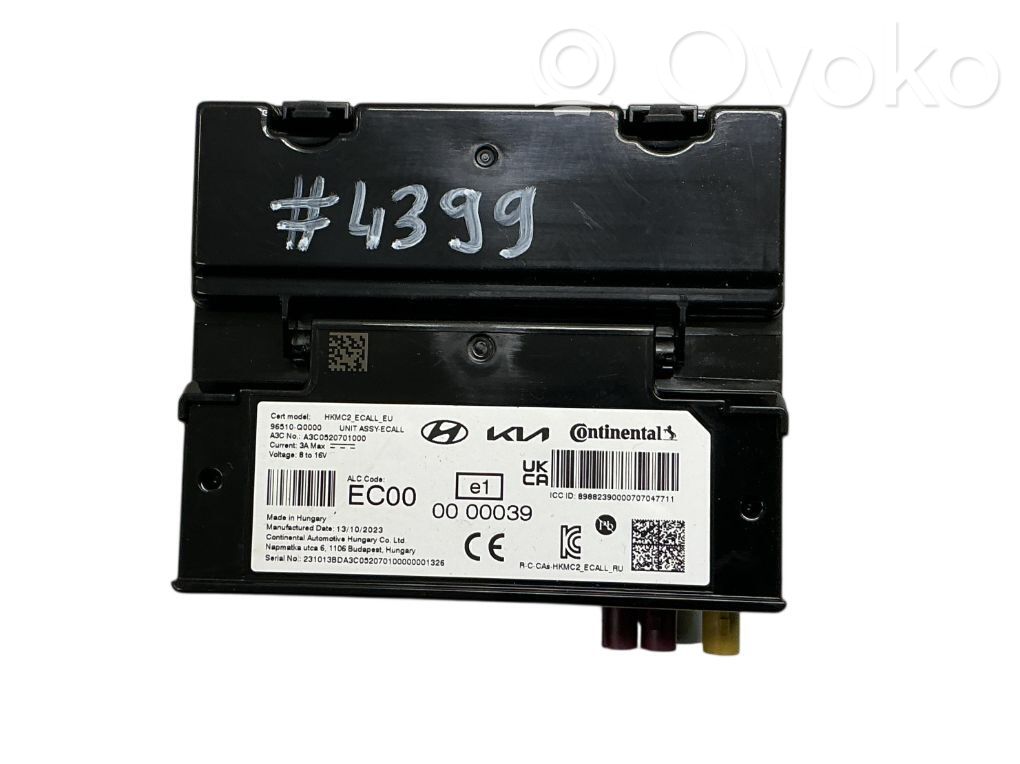 Hyundai Bayon Other control units/modules 