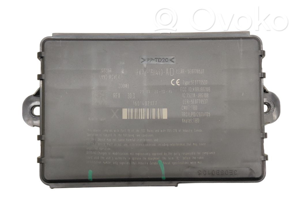 Jaguar XE Unitate/modul de control fără cheie (KESSY) 