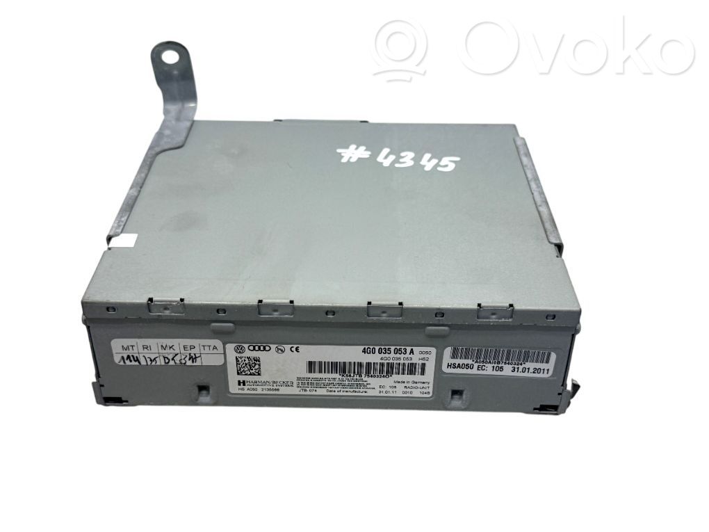 Volkswagen Touareg II Panel / Radioodtwarzacz CD/DVD/GPS 