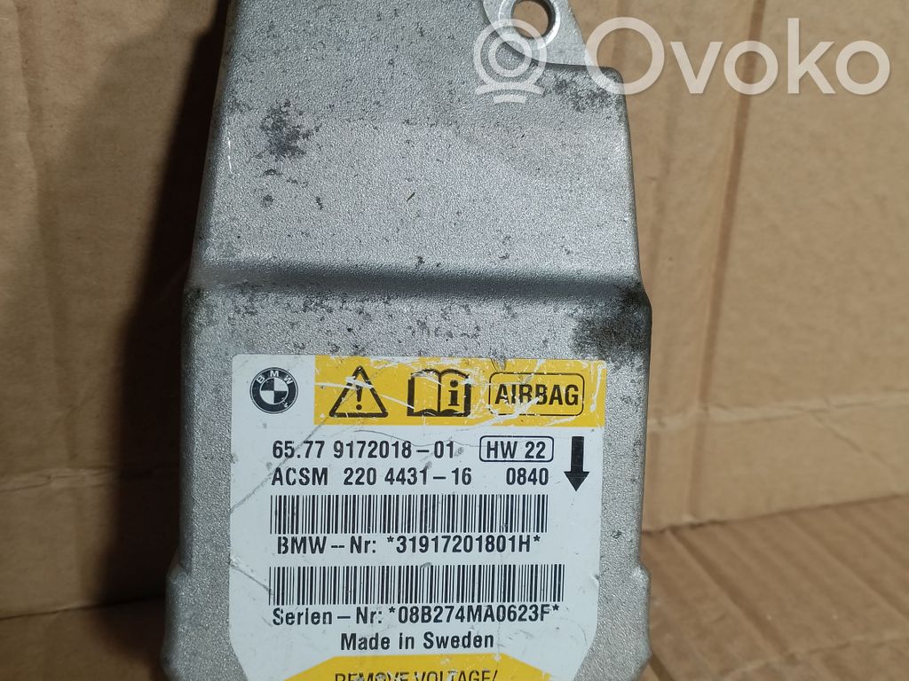 Airbag control unit/module   917201801,6577917201801,220443116,31917201801