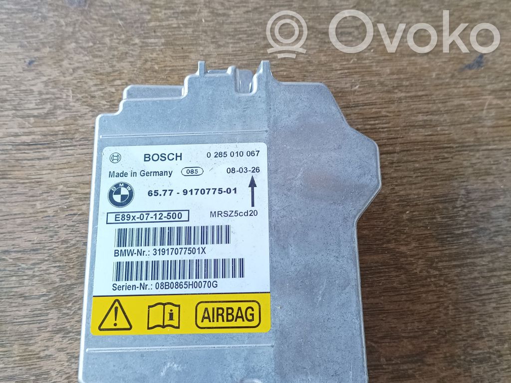 Airbag control unit/module   9170775,0285010067,080326