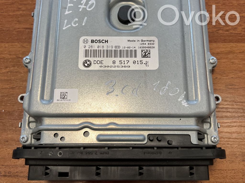 BMW X5 E70 Engine control unit/module 