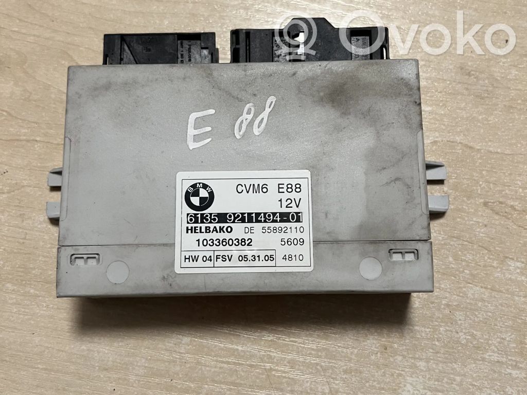 BMW 1 E82 E88 Pakeliamo stogo valdymo modulis 