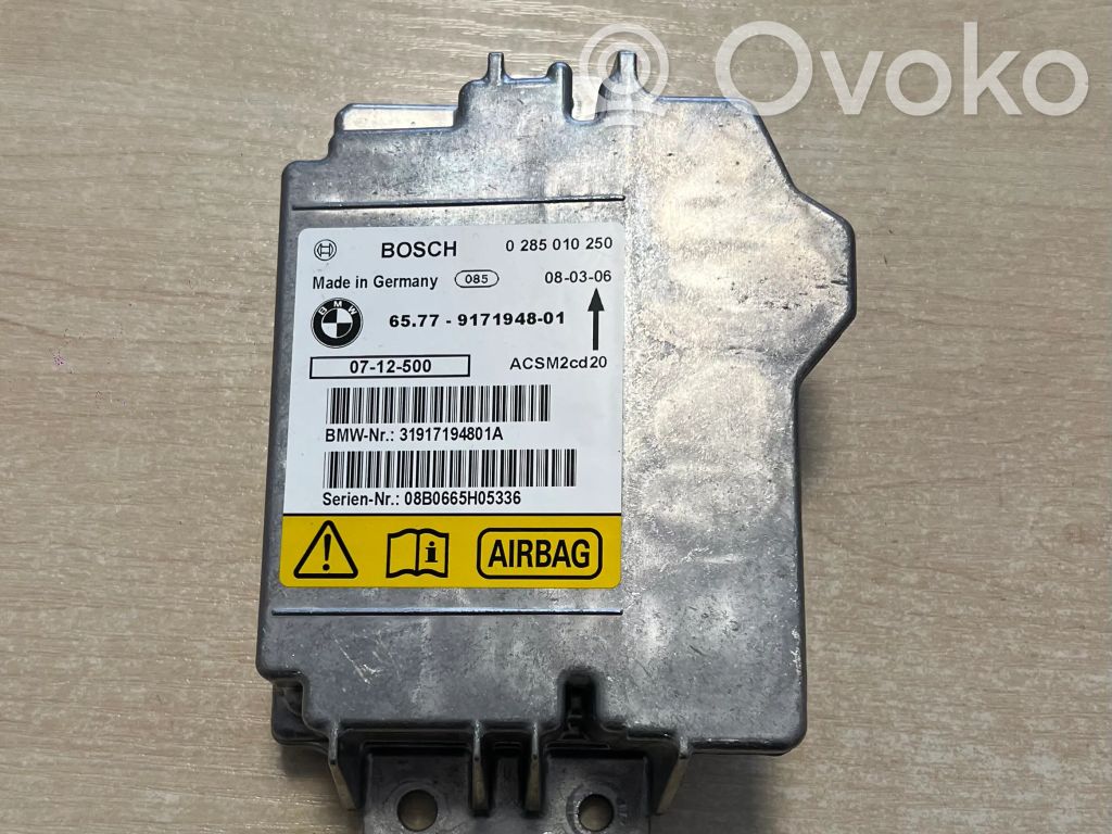 BMW X5 E70 Airbag control unit/module 
