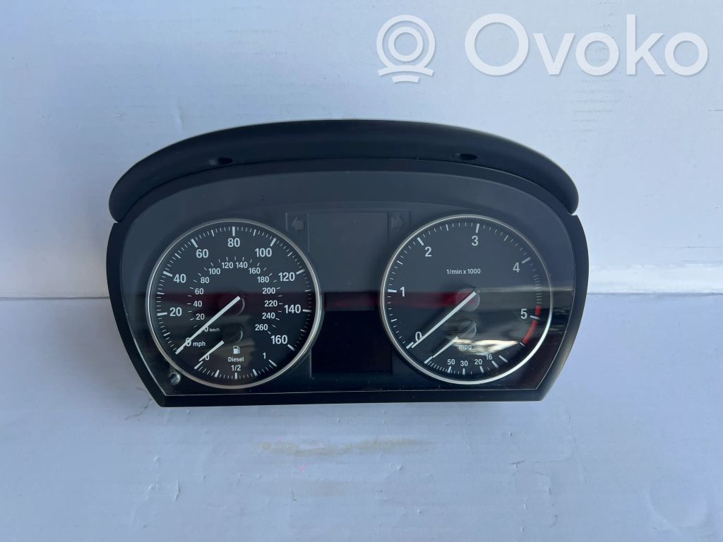 BMW 3 E90 E91 Spidometrs (instrumentu panelī) 