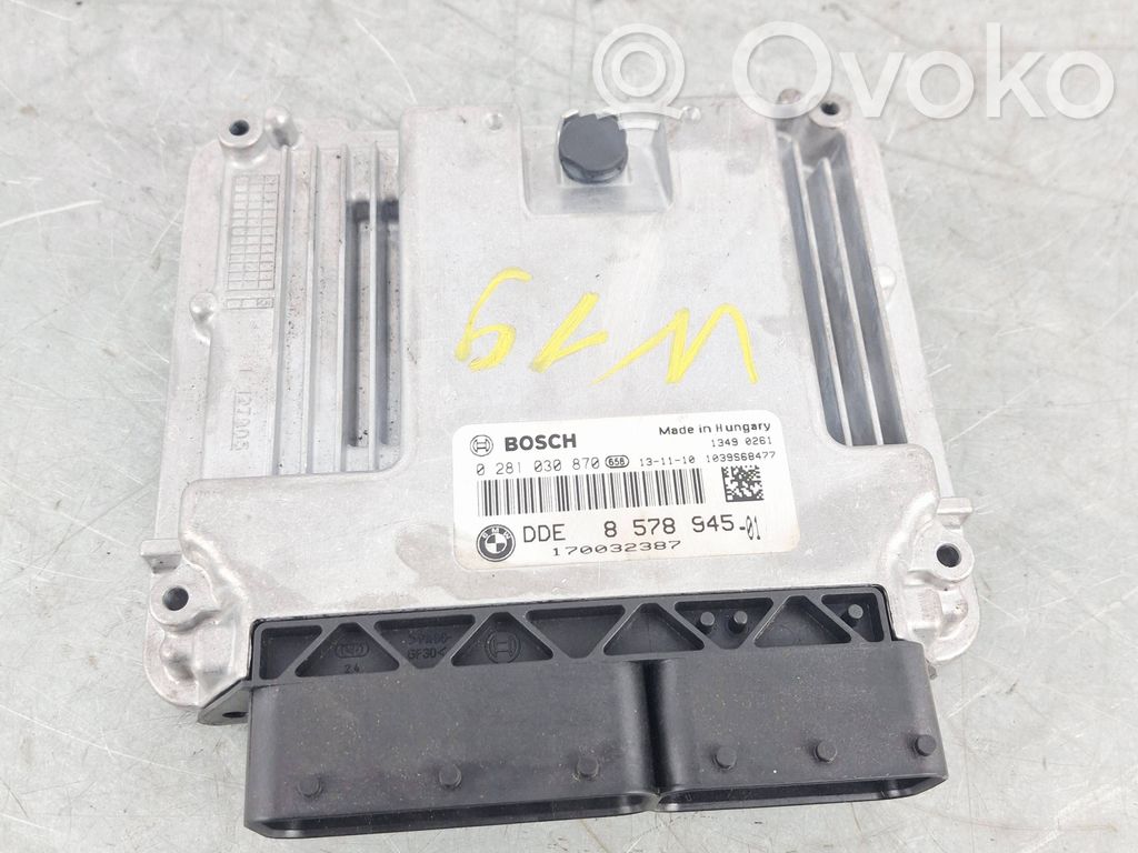 BMW 3 F30 F35 F31 Unitate/modul de control motor 