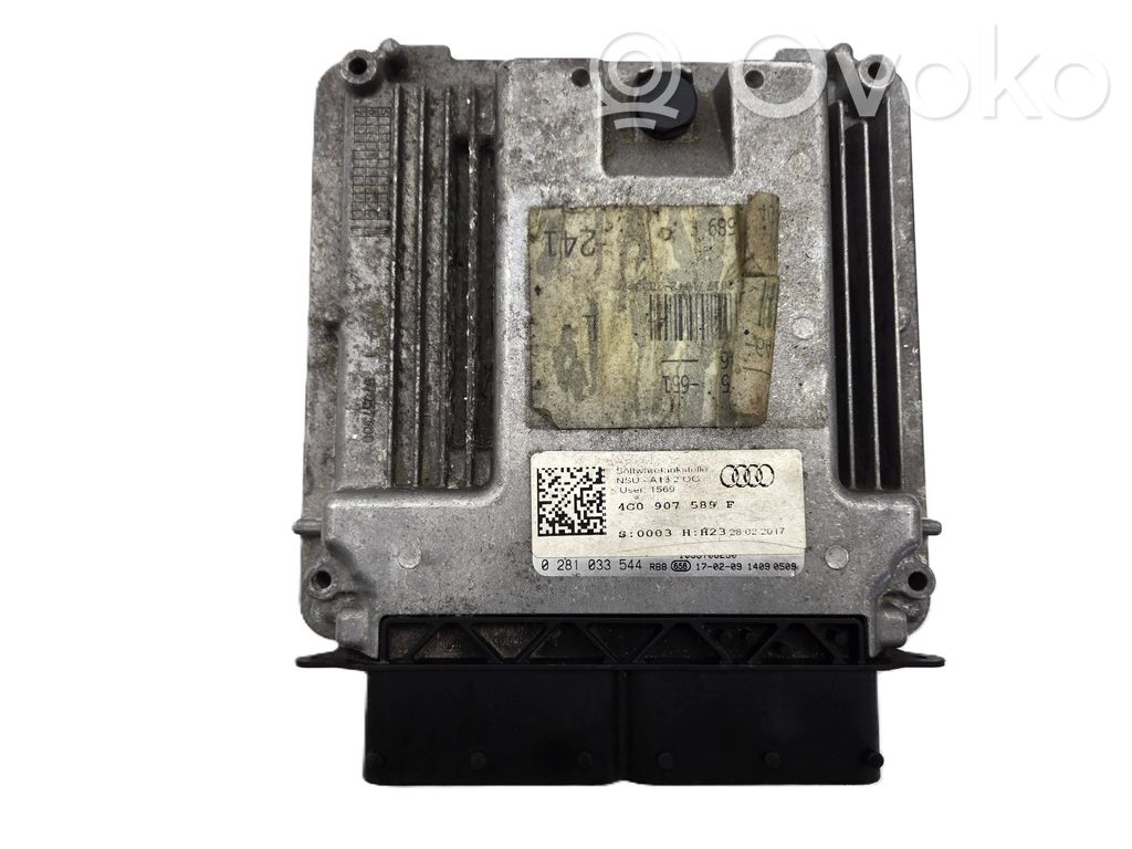 Engine control unit/module   4G0907589F