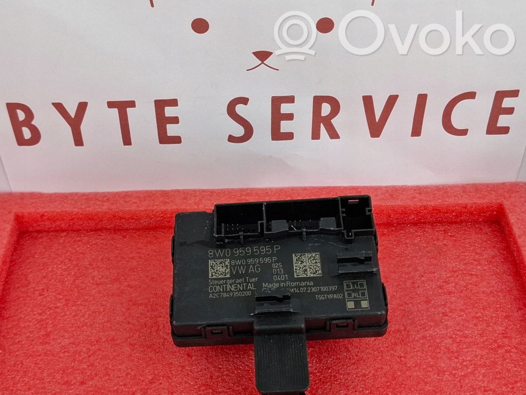 Audi A4 S4 B9 8W Unité de commande module de porte 