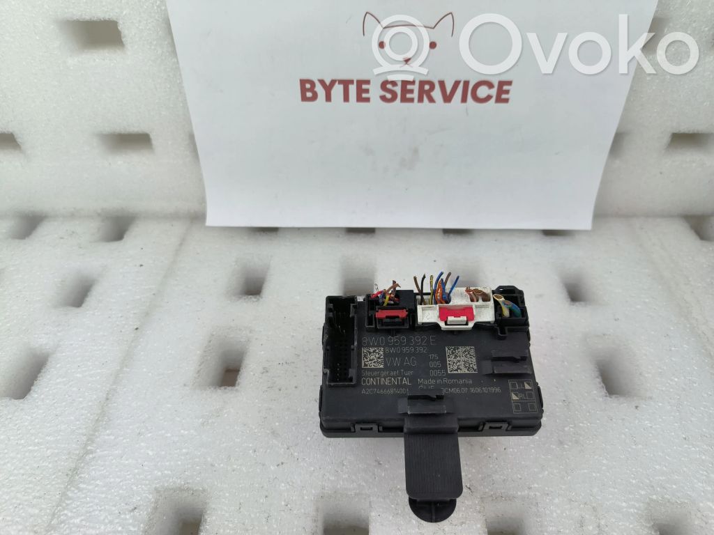 Audi A4 S4 B9 8W Unité de commande module de porte 