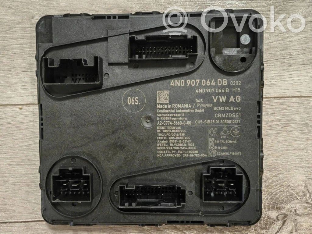 Audi A6 S6 C8 4K Central body control module 