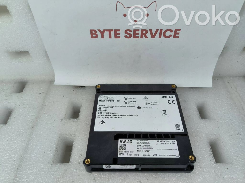 Audi A4 S4 B9 SOS control module 