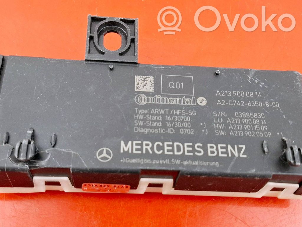 Mercedes-Benz E W213 Tailgate/trunk control unit/module 