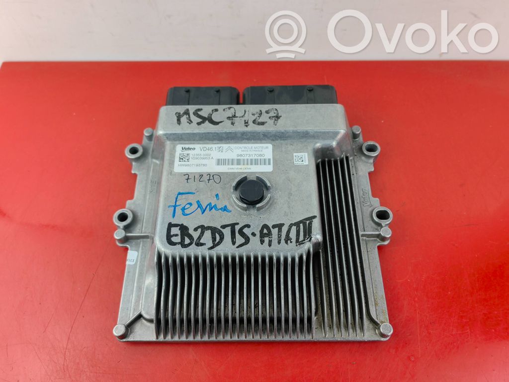Engine control unit/module ECU   9807317080
