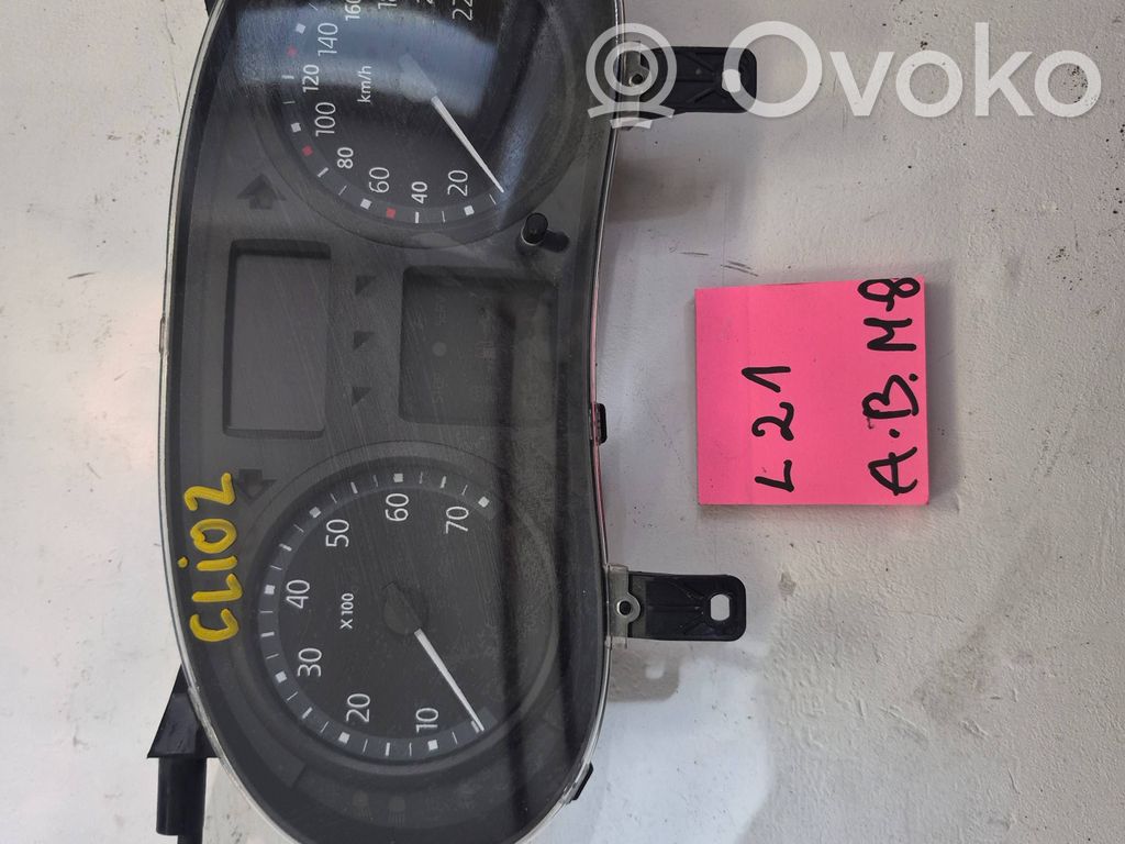 Renault Clio II Speedometer (instrument cluster) 