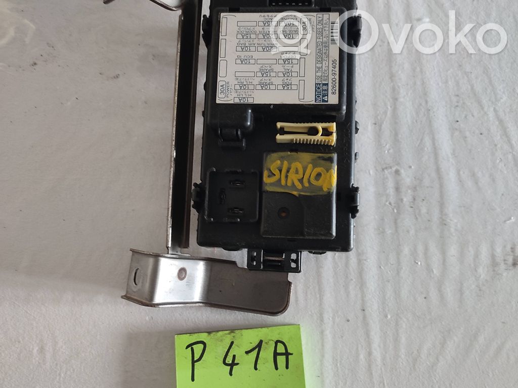 Daihatsu Sirion Fuse box set 