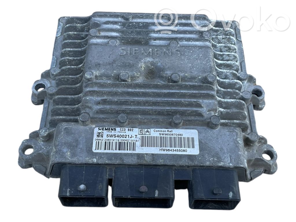 Citroen C3 Engine control unit/module 