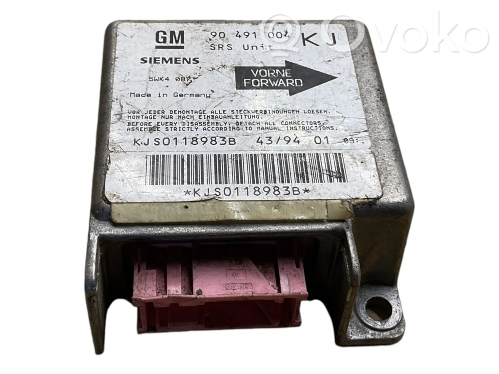 Opel Omega B1 Airbag control unit/module 