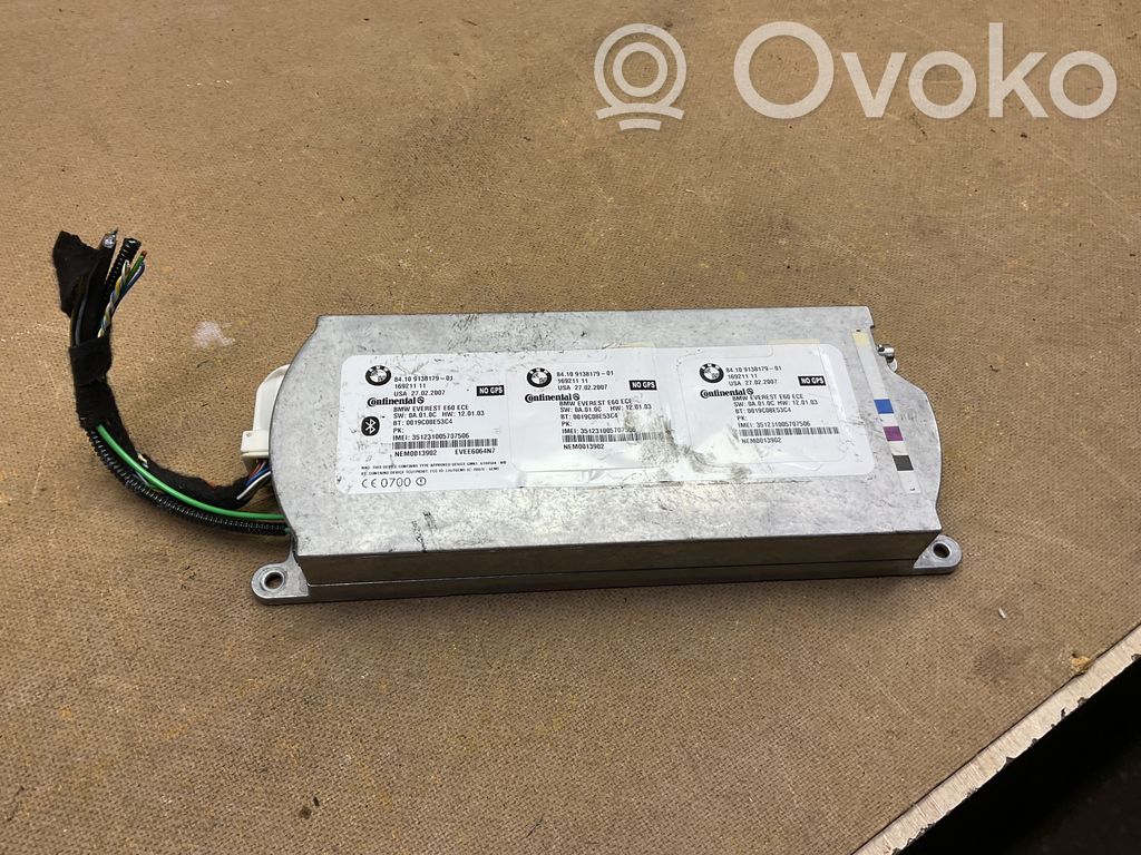 BMW 5 E60 E61 Module unité de contrôle Bluetooth 