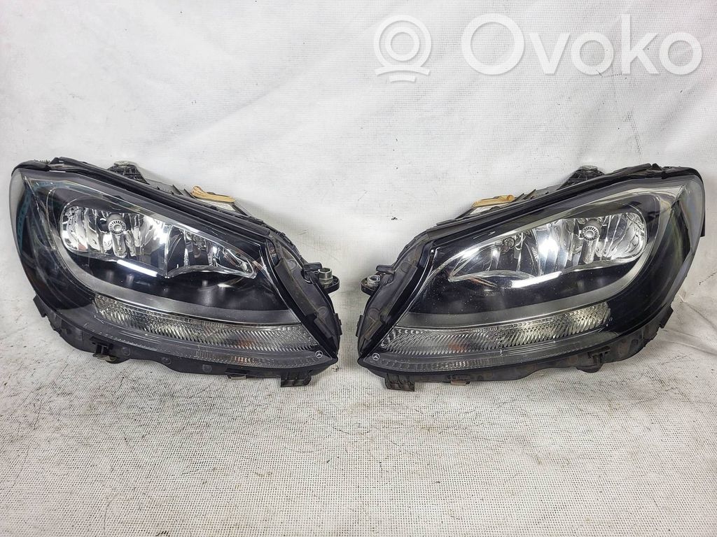 Mercedes-Benz C W205 Scheinwerfer Satz Set 