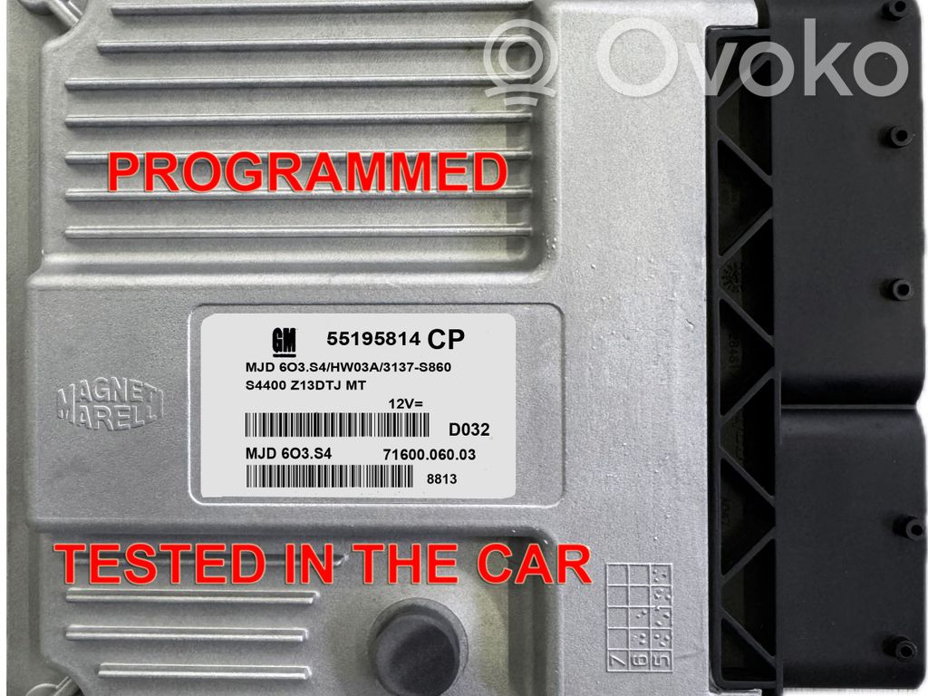 Opel Corsa D Engine control unit/module ECU 