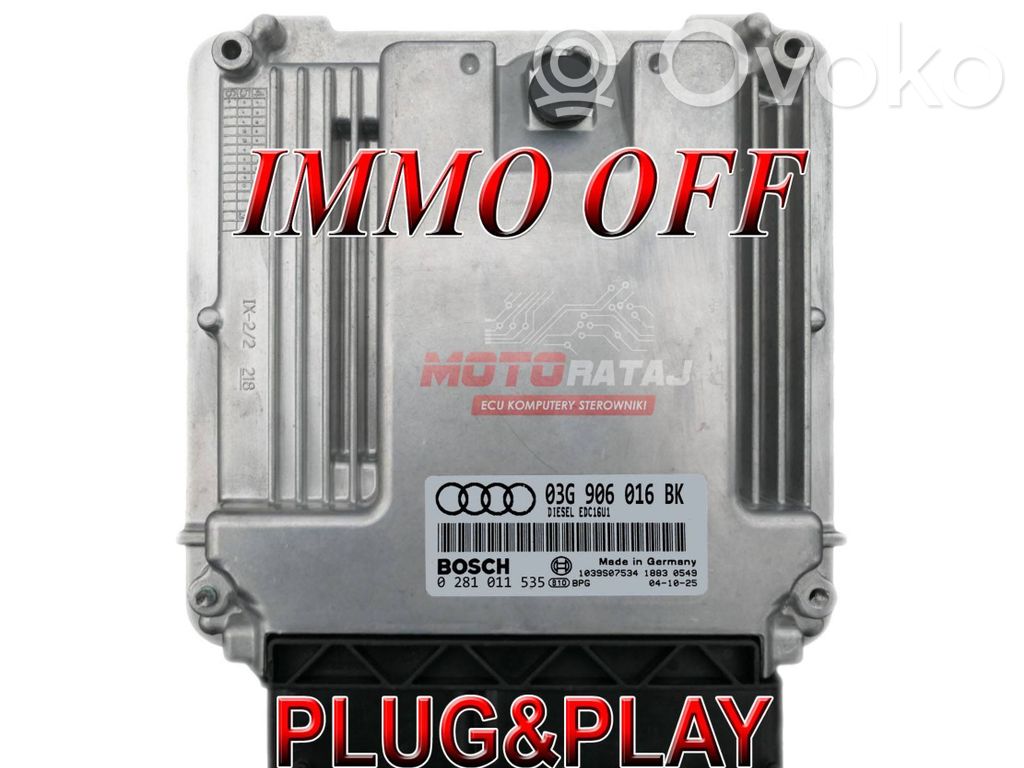 Audi A3 S3 8P Engine control unit/module 