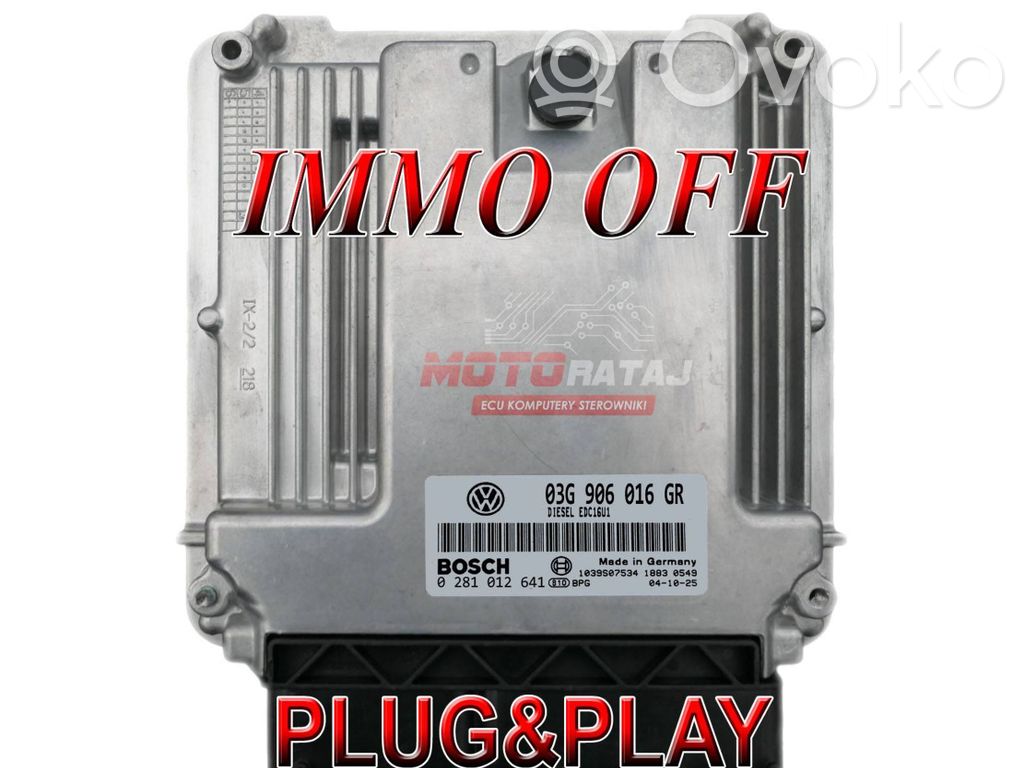 Volkswagen Golf V Engine control unit/module 