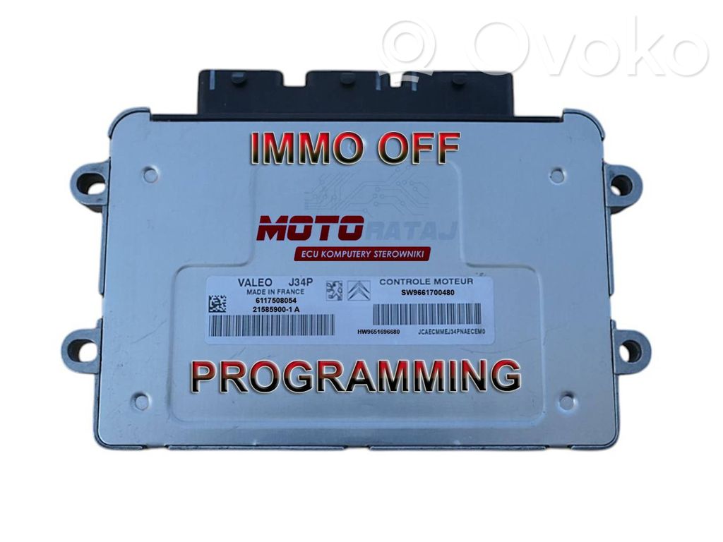 Engine control unit/module   9661700480,9651696680,215859001A